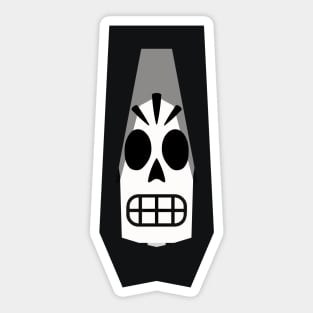 Manny Calavera - black reaper Sticker